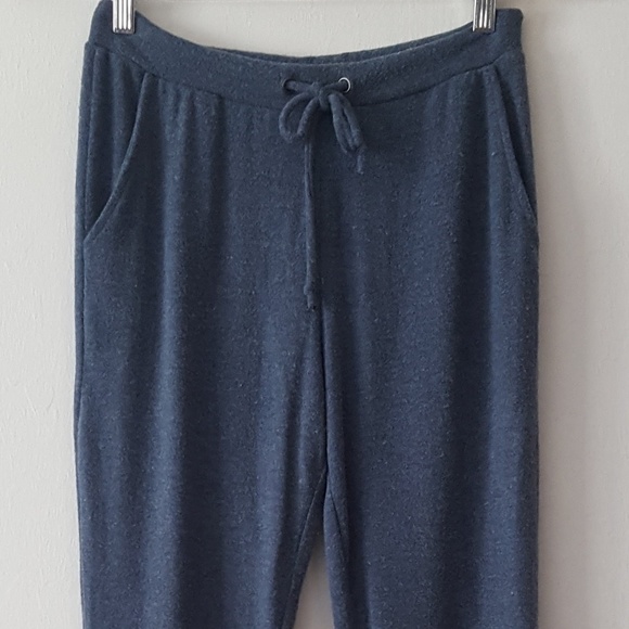 NWT CHASER GRAYISH BLUE RAINBOW STRIPE JOGGERS - Picture 5 of 5